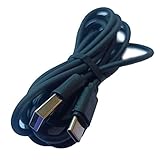 1,5 m Zigmoon hair HD60 X Câble USB 3.0 Type-C vers USB-A Câble de charge compatible avec Elgato HD60 X Game Capture, Stream Deck Pedal, 4K60 S+ (Noir)