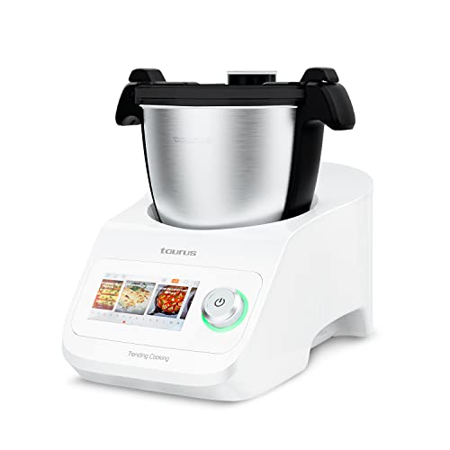 Taurus-Robot-de-cocina-Trending-Cooking-con-conexion-wifi-recetario-integrado-20-funciones-de-cocinado-8-funciones-automaticas-pantalla-tactil-y-8-accesorios