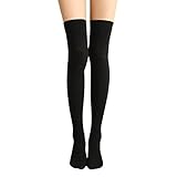 overknee strümpfe schwarz rot Größe: Eine Größe Fusslänge: 20cm Socke Länge: 50cm