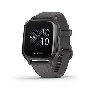 Garmin Venu Sq, Reloj Inteligente Deportivo GPS Adulto Unisex, Gris, Montre Seule