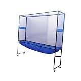 DeeRace 【2024新登場・移動的卓球台拾球ネット】移動式卓球台ボール拾いネット 卓球ボールマシンリサイクルネット 卓球防球ネット 専用拾球ネット 練習用 集球ネット ボールコレクター 卓球コレクションネット 軽量 組み立て簡単