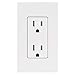Lutron NTR-15-TR-WH Nt 15A Tamper Resistant Receptacle White