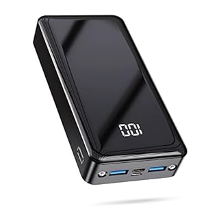 Power Bank 24000mAh con 3 Uscite e 2 Ingressi Ricarica Rapida 22.5W Caricabatterie Portatile con USB C,Carica Batterie Portatile per Cellulare con Torcia, Powerbank Potente per iphone,Xiaomi,Samsung