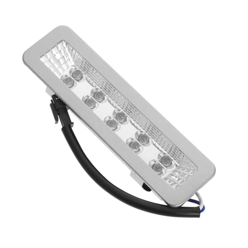 Angoily Ampoule LED Argentée pour Hotte Cuisine à Double Rangée, Alliage Solide Illumination Brillante et Installation Facile pour Éclairage Fiable Cuisine
