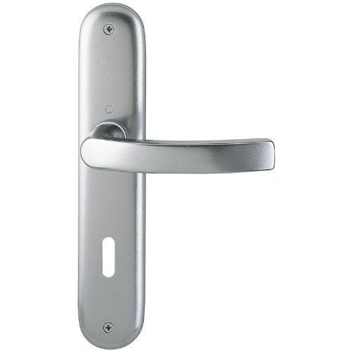 Preisvergleich Produktbild HOPPE Langschild-Garnitur'Luxembourg' Aluminium Stahl 199 / 273P - 1909321