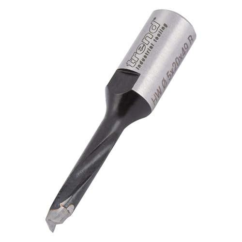 Trend Domino Bit, 5 mm Diameter, Slotting tool for Festool Domino DF500 Dowel Mortising System, Tungsten Carbide Tipped, DOM/05