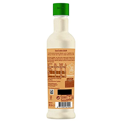 AMORA Sauce Crudité Caesar 380Ml - L'assaisonnement parfait pour vos salades et crudités - Savourez l'été avec Amora! - le Lot De 4