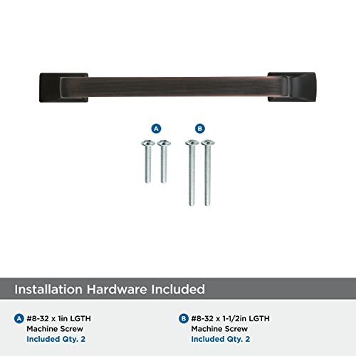 Image of Amerock 3-3 /4 inch Westerly Oil-Rubbed Bronze Drawer Pull
