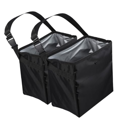Cubo de basura para coche PLAFOPE que elimina desorden y derrames en viajes y organización hogar