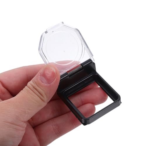Protector para botón de arranque industrial transparente con resorte y adhesivo 38x34mm 4