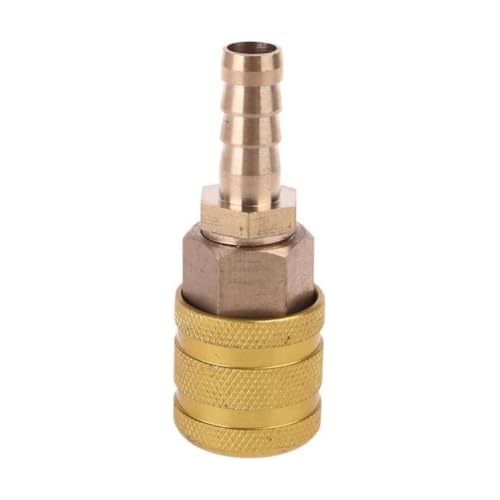 JOFUUM Mandril de Aire para Neumáticos, Conector Adaptador de Válvula de Bomba de Aire para Bicicleta, de Latón, con Tornillo Resistente