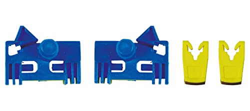 Bossmobil lève-vitre avant droit avant gauche compatible avec Renault Laguna II Laguna 2 Renault Vel Satis, Renault Espace IV Renault Espace V, kit de réparation conducteur patins coulissant pièce coulissante coulisseau