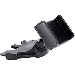 Soporte Celular Cd ihreesy Soporte de teléfono móvil para coche, ranura para CD, soporte ajustable de 360 grados, para ranura de CD, soporte para teléfono móvil, soporte para tableta de 66 mm a 95 mm de ancho