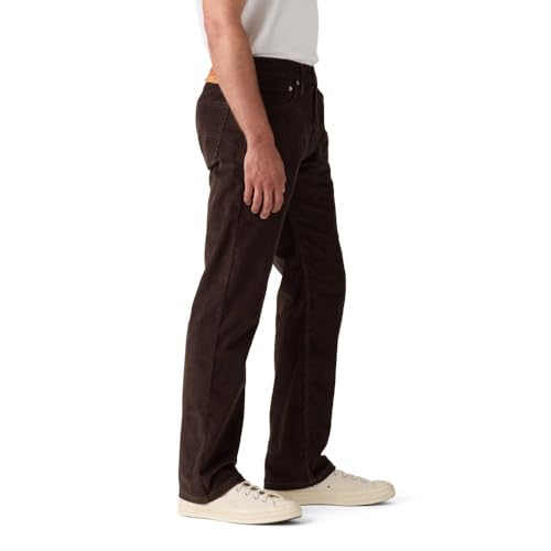 Levi's Men's 505 Regular Fit Jeans, (New) Black Coffee (Stretch)2