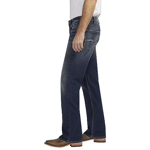Image of Silver Jeans Co. Men's Zac Relaxed Fit Straight Leg Jean - Legacy