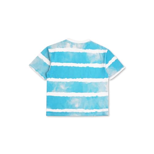 Image of Pepe Jeans Boy's Cotton Striped Oversized Fit T-Shirt