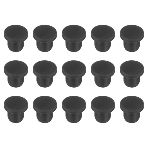 Image of MECCANIXITY 15pcs T-Shaped Silicone Plugs 9mm 11 /32 inch Dia Snap in Plug