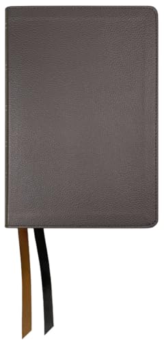 NASB Large Print Compact Bible, Dark Brown, Genuine Cowhide Leather,