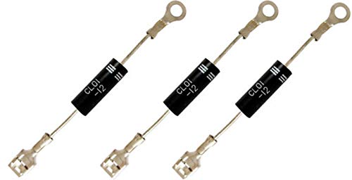 Tech Express 3Pcs HVM12/CL01-12 Microwave Oven High Voltage Diode Rectifier CL01-12