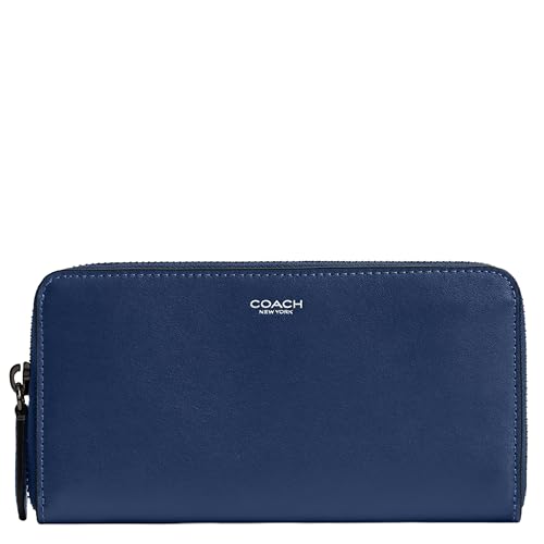Coach Men's Accordion Wallet, Deep Blue, One Size