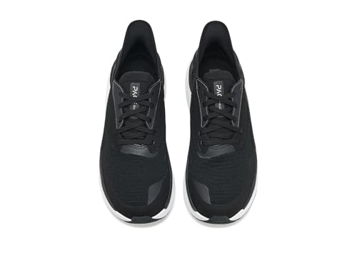 Clarks Men's Pace Walking Shoe, Black/White Textile, 9 - image 2