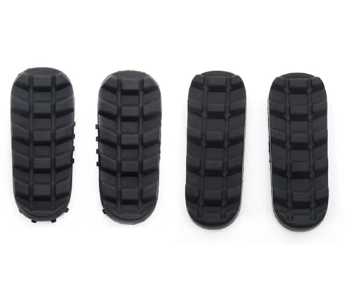 Motorrad Fußrasten Für Triumph SCRAMBLER 1200 XC XE TIGER 850 900 1200 Motorrad Schwarz Vorne Fußstütze Gummi Abdeckungen(Around)