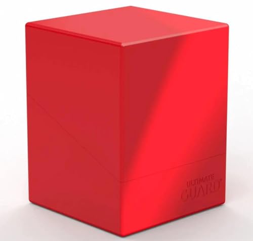 Image of Ultimate Guard Boulder 100+ Solid Deck Box Red