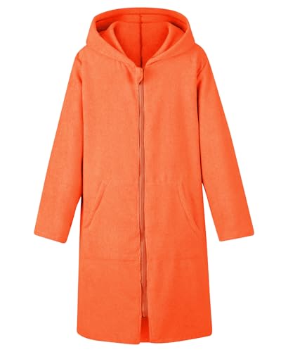 Image of MissShorthair Hooded Towel Robe for Kid, Zipper Beach Cover Up, Swim Changing Robe for Boy, Girls Bath Towelling Poncho