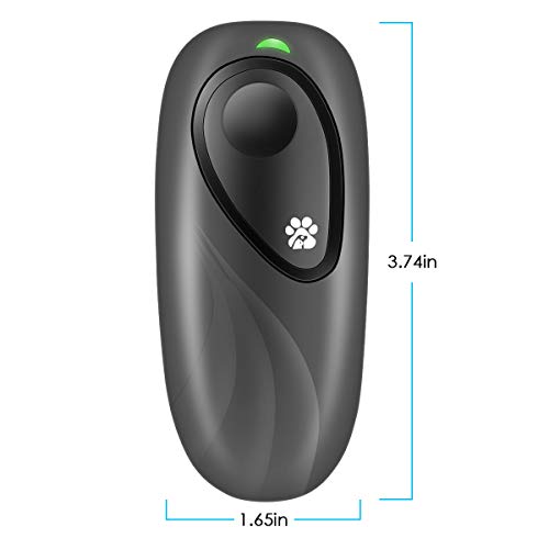 Zomma Anti Barking Device, Ultrasonic Dog Bark Deterrent, 2 in 1 Adjustable Frequency Dog Barking Deterrent Devices Handheld Dog Training Device with LED Indicator Wrist Strap for Indoor Outdoor