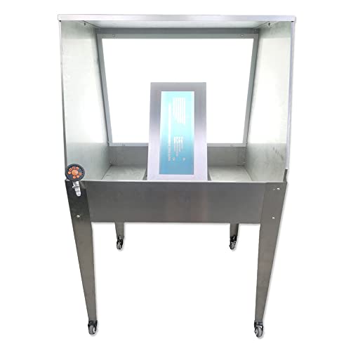 CALCA 40W Screen Printing Washout Booth with Backlit System