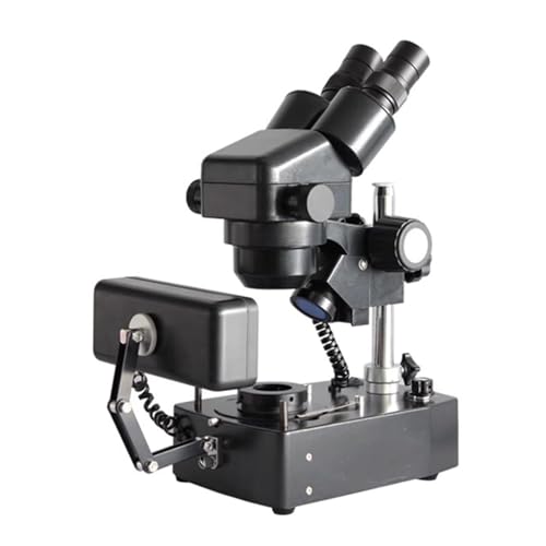 microscopes Binocular Zoom Gem Microscope Professional Stereo Microscopes 10-40X Magnification Upper/Lower/Side Lighting digital