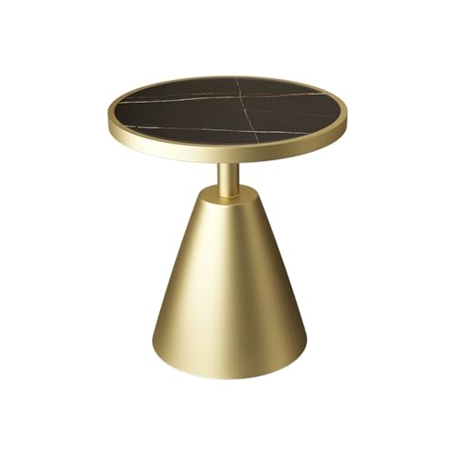 Table d'appoint ronde en ardoise pour créer un coin lecture cosy dans la chambre
