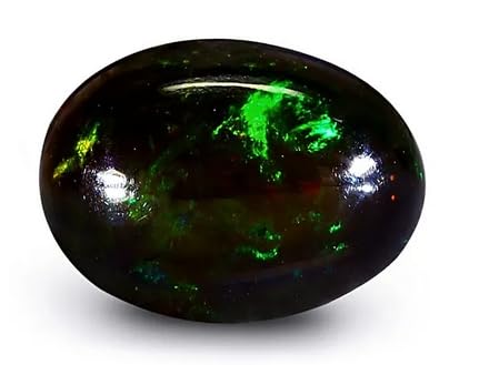 MAA Shakti GEMS 11.25 Carat 11.75 Ratti Superb Natural Attractive Fire Opal Stone from Australia Earthmine Black Opal Gemstone Certified by Lab for Men & Women-image-38