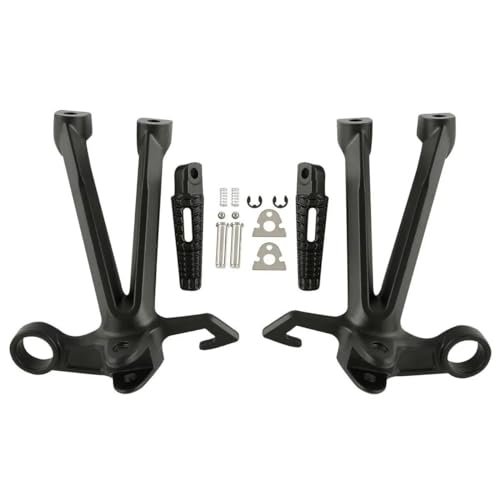 Repose-pieds pour Suzuki GSXR 1000 K7 K8 en alliage robuste avec finition Matt Black