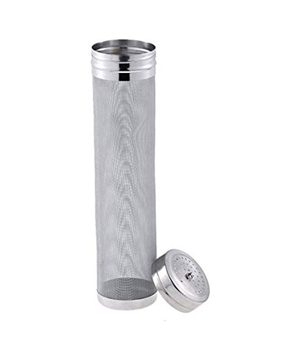 Seco Hopper Filtro, cartucho de filtro colador de malla Hop, hop de preparación del hogar de acero inoxidable de 300 micras/araña para brew barriles de cerveza