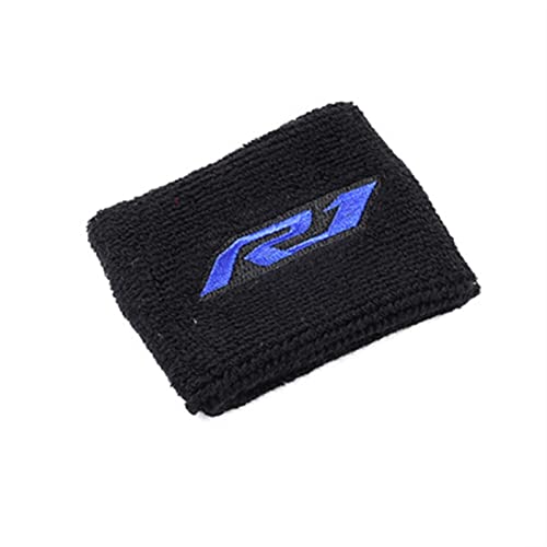 BINGYUAN Moto Frein Frontal Reservoir Chaussette Chaussette Chaussette Huile de Chaussette Tasse Couvre-Gaine Manches à Gaine for YZF-R1 YZFR1 YZF R1 YZF-R6 YZF R6 YZFR6 (Color : Blue R1)