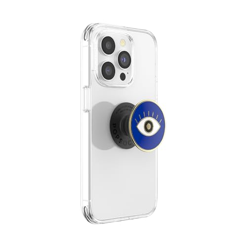 Image of PopSockets Adhesive Phone Grip, Holder, Phone Stand, Enamel - Enamel Evil Eye