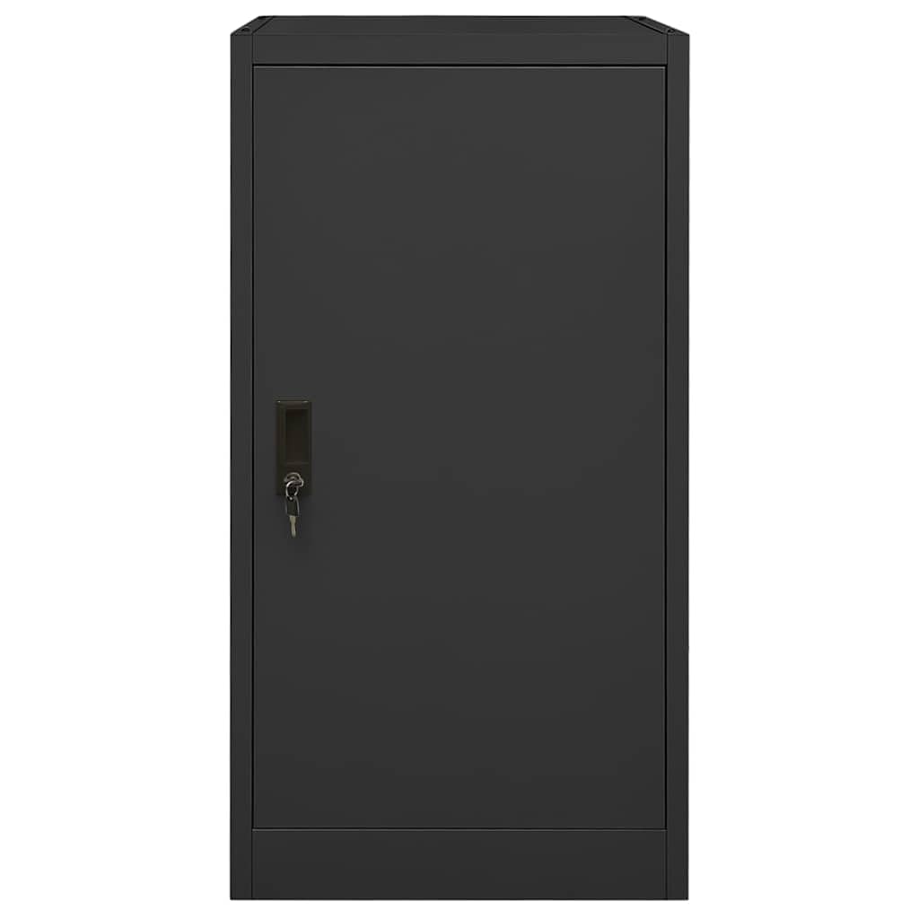 Sattelschrank aus Stahl 53x53x105 cm, abschließbarer Metallschrank für Reitausrüstung, Pferde Zubehör Schrank in Anthrazit