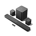 Amazon Fire TV Soundbar Plus with subwoofer and surround sound speakers (newest model), 5.1 channel, Dolby Atmos, clear dialogue