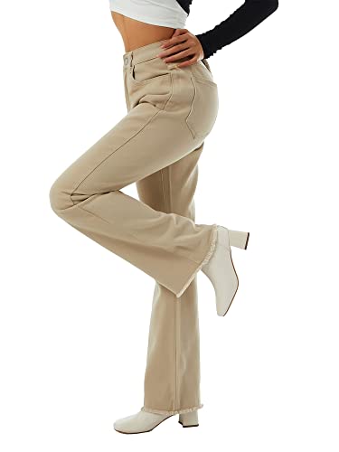 Women High Waist Straight Leg Jeans Baggy Denim Pants E Girl Flared Trousers Streetwear3