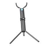 NUOLUX 次中音サックス用折りたたみ式スタンド 軽量保護付き 携帯便利 楽器傷防止 家や教室向け収納ラック