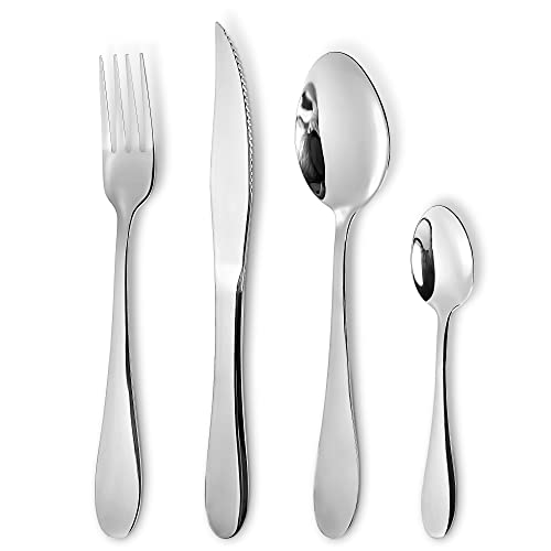 Top 10 Best Stainless Steel Silverware Sets Reviews & Buying Guide