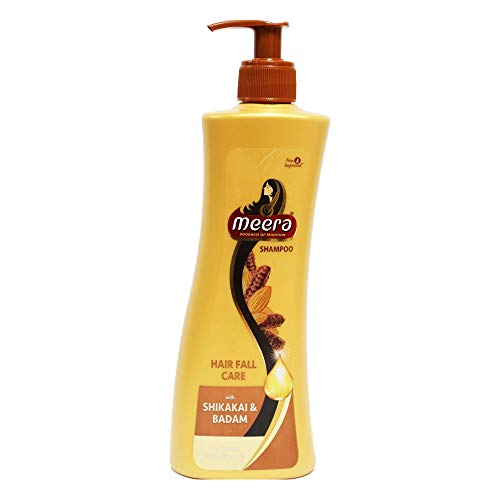 Meera Hairfall Care Shampoo with Shikakai and Badam (Acacia and Almond) 340 milliliter