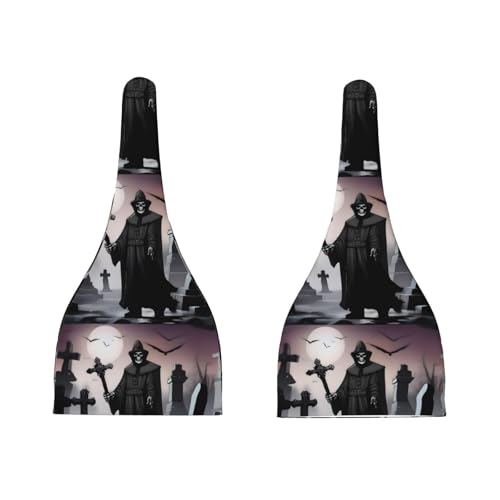 Baby Beanie a TombstoneTerrors Knotted Hat - Soft, Warm, Comfortable, Headwear for Newborns, 0-6 Months Black3