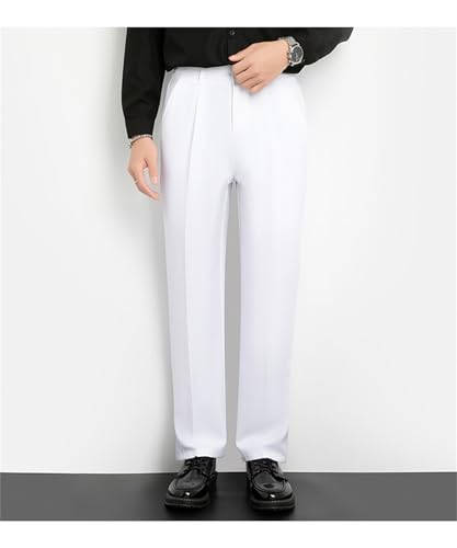 Mens Dress Pants Slacks Straight Fit Lightweight Business Work Pants Fit Suits Trousers for Men3