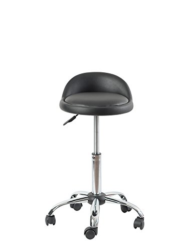 My Note Deco Tabouret de Bureau Noir, Polyuréthane Cover