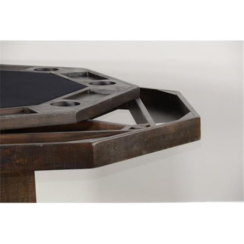Pemberly Row PR-4753-2352719 Transitional Wood Game & Dining Table In Tobacco Leaf thumb #4
