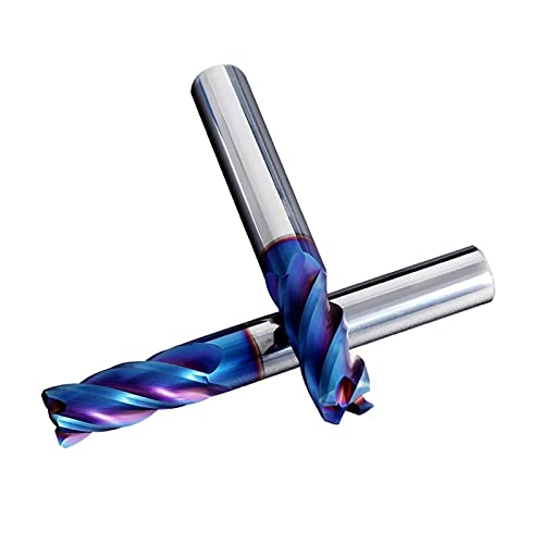 Fraise en acier au tungstène 4 mm à 12 mm pour outils de fraisage et découpe de métaux CNC