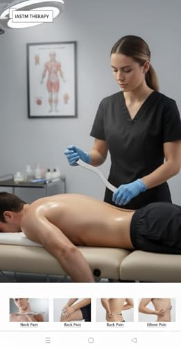 Image of Stainless Steel Long Gua Sha Tool-Guasha Long Bar Muscle Scraping Massage IASTM Tools-Help Relieve Sore Muscles Great Soft Tissue Mobilization( heavy pure 8 mm thinkness, lenth 18 inch and width 19mm ,weight 700 gm)