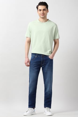 Image of Peter England Men's Skinny Fit Jeans | Premium | Casual Wear | Stylish Bottoms